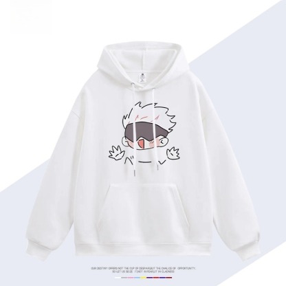 咒術回戰五條悟 2025秋冬新款親子情侶裝連帽衛衣