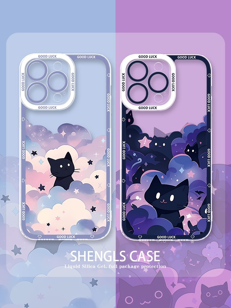 貓咪 天使眼透明防摔軟殼