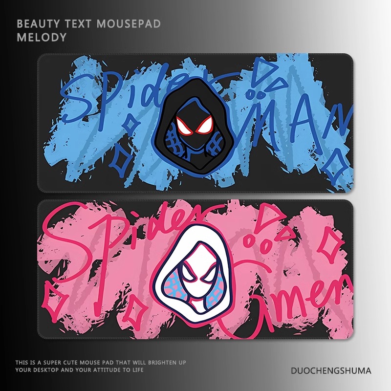 蜘蛛俠電競超大遊戲加厚防滑鼠標墊