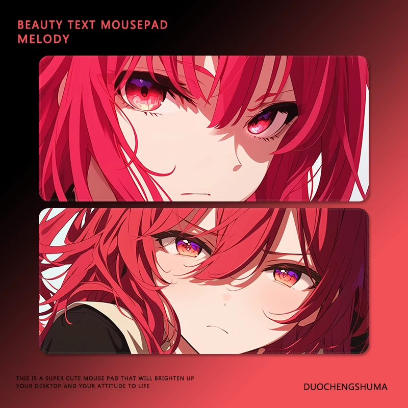 約會大作戰電競超大遊戲加厚防滑鼠標墊