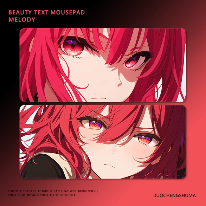 約會大作戰電競超大遊戲加厚防滑鼠標墊