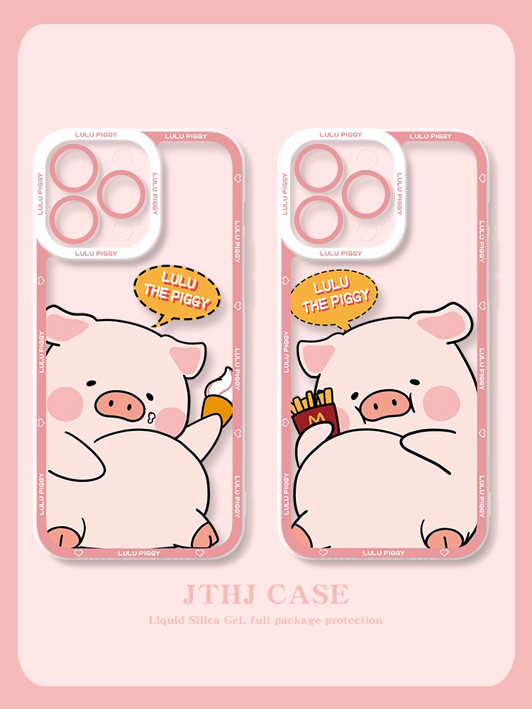 lulu豬 天使眼透明防摔軟殼