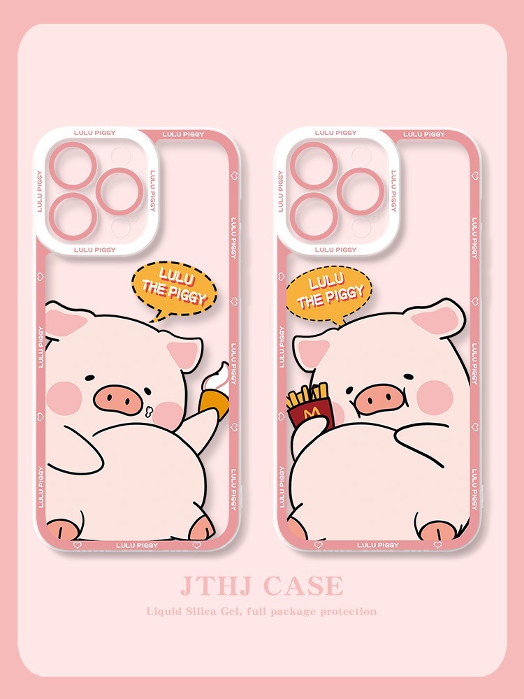 lulu豬 天使眼透明防摔軟殼