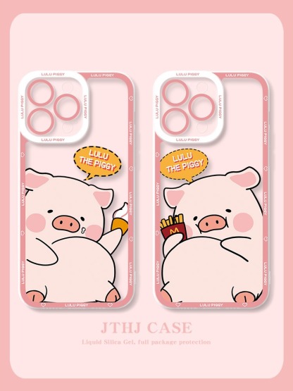 lulu豬 天使眼透明防摔軟殼