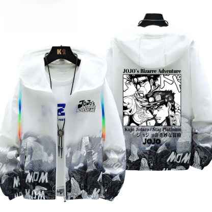 JOJO的奇妙冒險 輕薄透氣漸變防曬衣外套