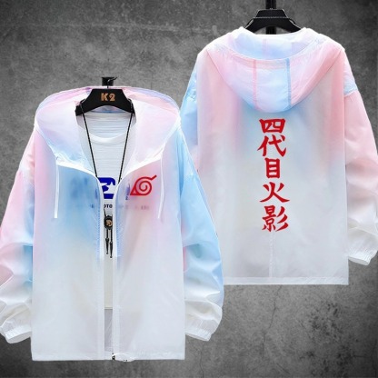 火影忍者 輕薄透氣漸變防曬衣外套