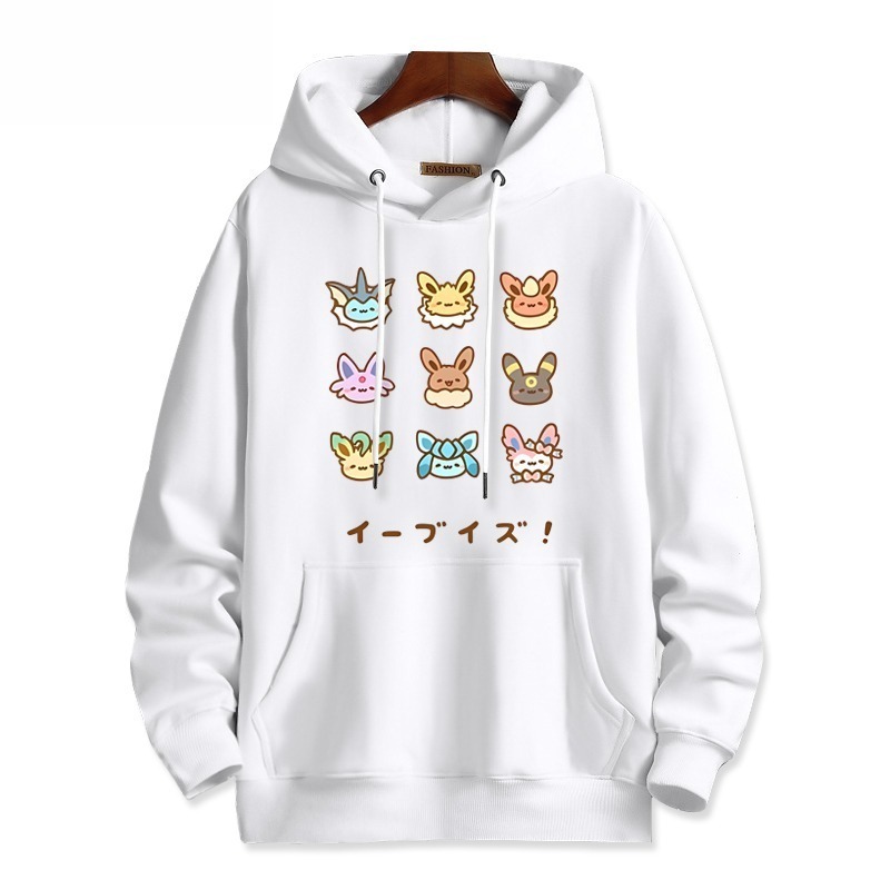寶可夢新款 親子情侶男女連帽衛衣