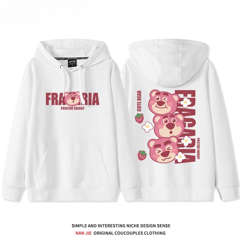 熊抱哥新款 親子情侶男女連帽衛衣