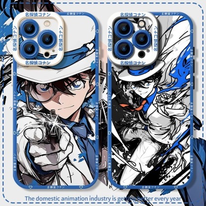 名偵探柯南 液態矽膠全包防摔軟殼