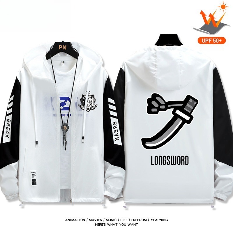 魔物獵人 輕薄透氣拉鏈防曬衣外套