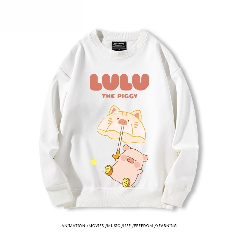 LuLu豬 聯名親子情侶裝 圓領長袖