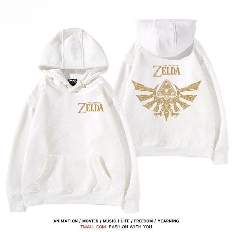 塞爾達傳說標誌王國之淚 聯名衛衣秋冬新款親子情侶裝連帽衛衣