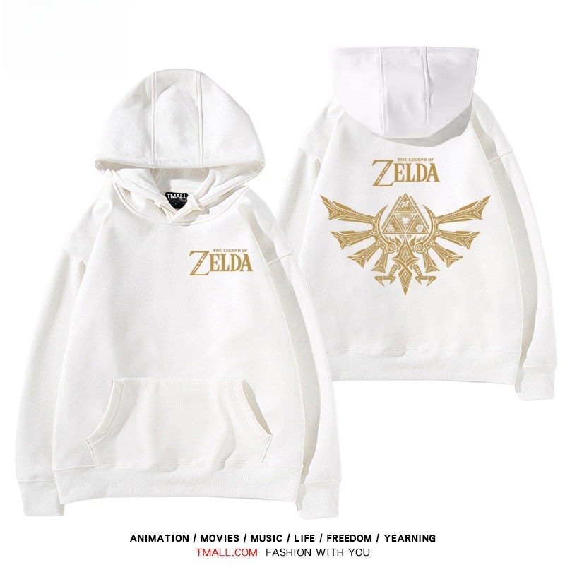 塞爾達傳說標誌王國之淚 聯名衛衣秋冬新款親子情侶裝連帽衛衣