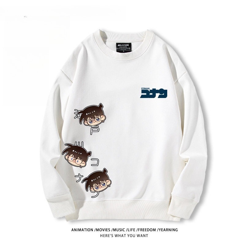 名偵探柯南 聯名親子情侶裝 圓領長袖