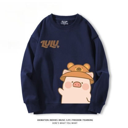 LuLu豬 聯名親子情侶裝 圓領長袖