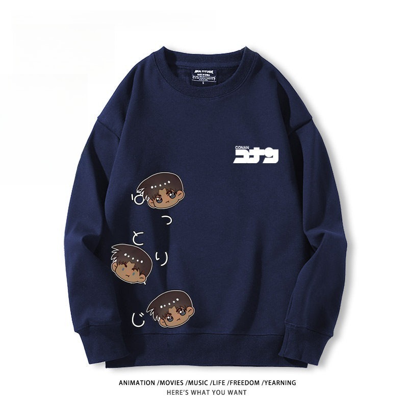 名偵探柯南 聯名親子情侶裝 圓領長袖