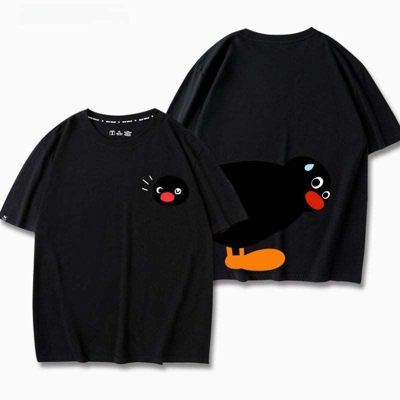 企鵝家族Pingu 印花短袖T恤