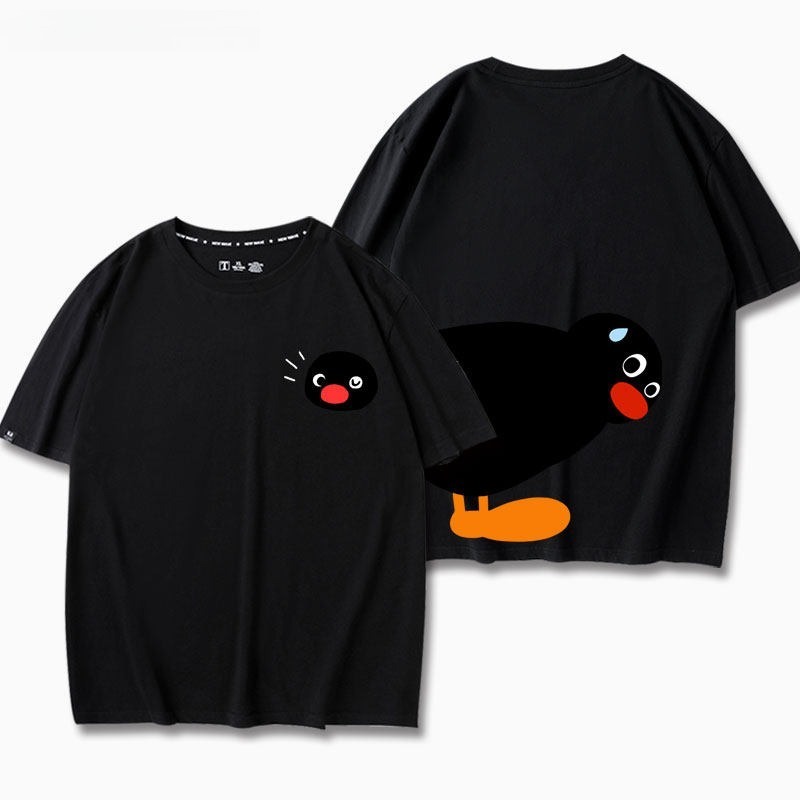 企鵝家族Pingu 印花短袖T恤