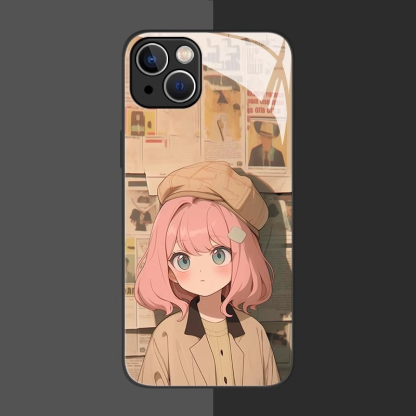 間諜家家酒新款高清全包防摔玻璃殼