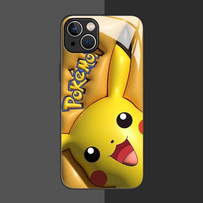 膨脹寶可夢新款高清全包防摔玻璃殼