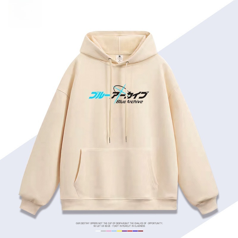 蔚藍檔案新款 親子情侶男女連帽衛衣