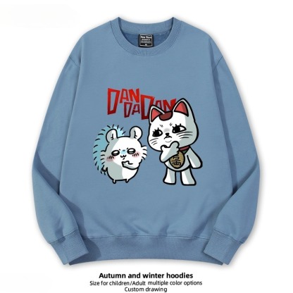 高速婆婆X小桃 聯名親子情侶裝 圓領長袖