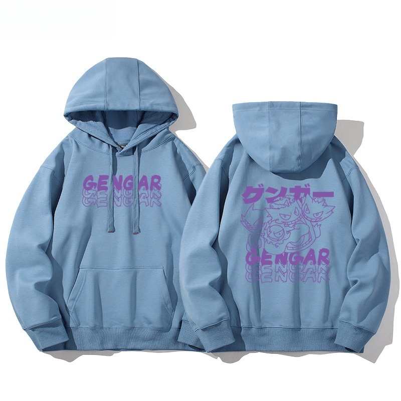 寶可夢新款 親子情侶男女連帽衛衣