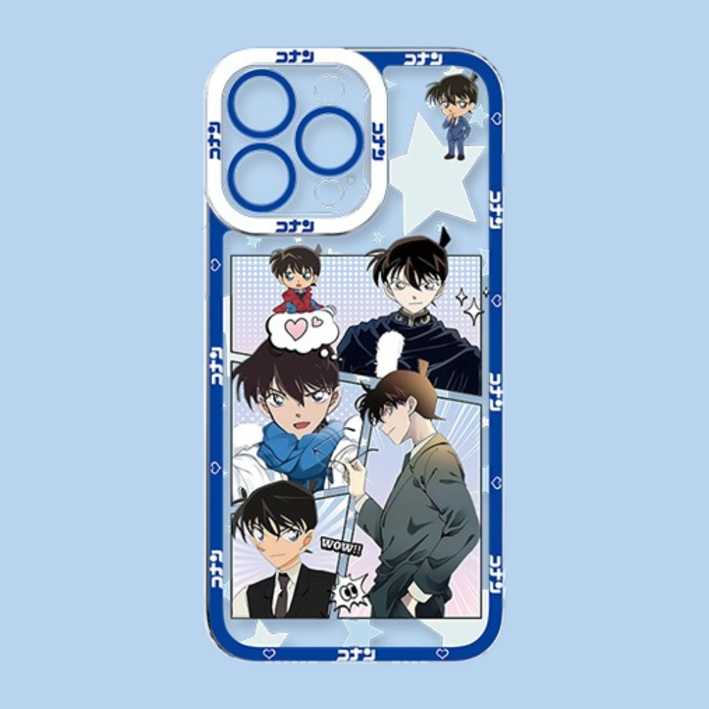 名偵探柯南天使眼透明防摔軟殼