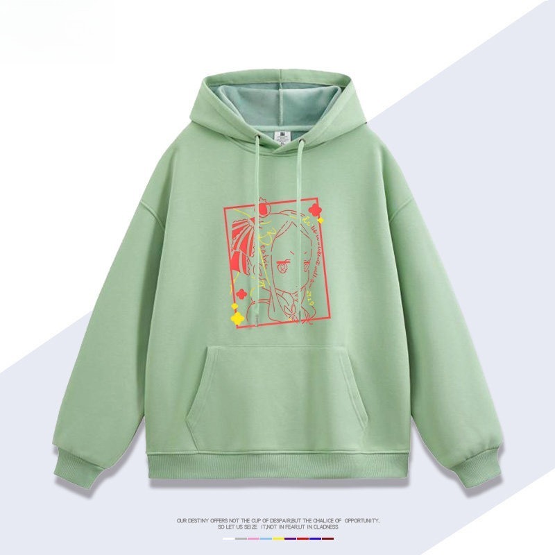 Re:Zero 聯名衛衣秋冬新款親子情侶裝連帽衛衣