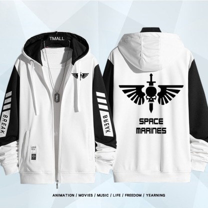 戰錘40K 手繪連帽衫 春秋舒適外套