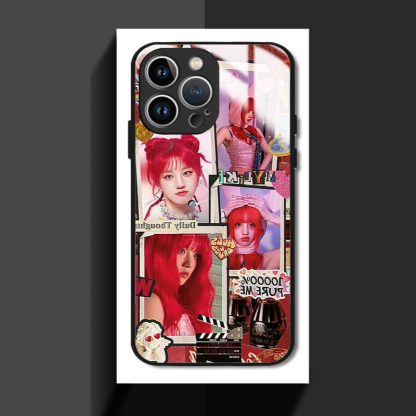 (G)I-DLE新款高清全包防摔玻璃殼