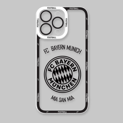 足球俱樂部天使眼透明防摔軟殼