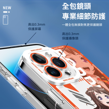 BanG Dream! 夢想協奏曲天使眼透明防摔軟殼