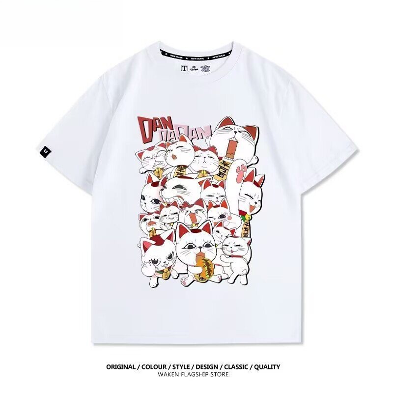 膽大黨 2026親子情侶男女同款 印花短袖T恤