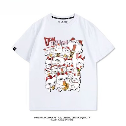 膽大黨 2026親子情侶男女同款 印花短袖T恤