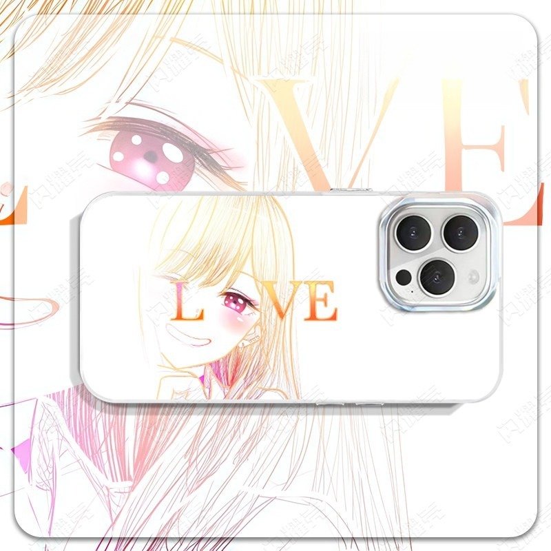 動漫LOVE系列 極光金漸變手機殼