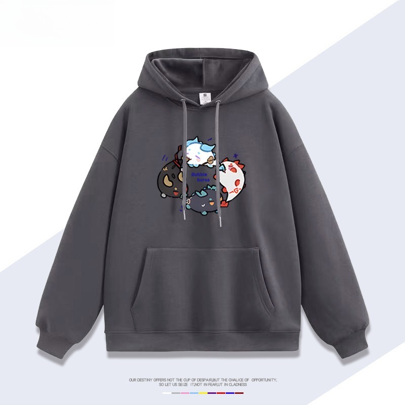 明日方舟龍泡泡新款 親子情侶男女連帽衛衣