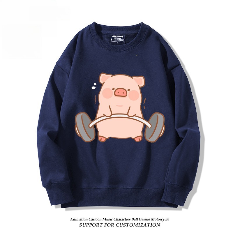 LuLu豬 聯名親子情侶裝 圓領長袖