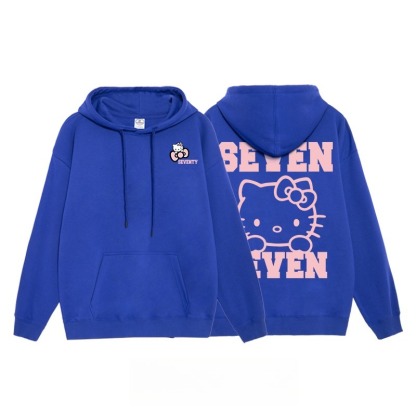 Hello Kitty凱蒂貓新款 親子情侶男女連帽衛衣