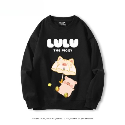 LuLu豬 聯名親子情侶裝 圓領長袖