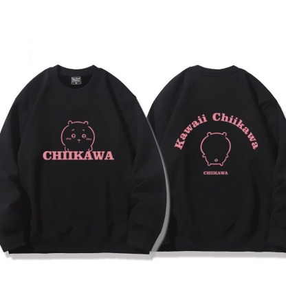 Chiikawa吉伊咔哇聯名親子情侶裝 圓領長袖