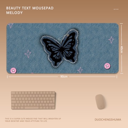 可愛卡通電競超大遊戲加厚防滑鼠標墊