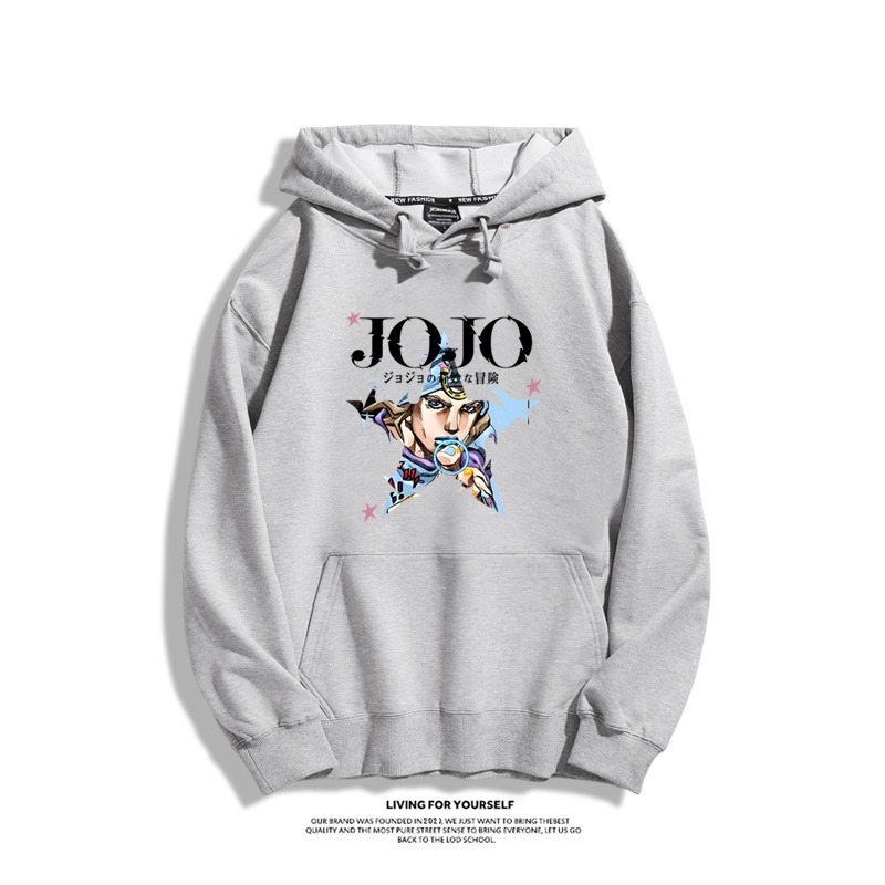 JOJO的奇妙冒險 聯名衛衣2025秋冬新款親子情侶裝連帽衛衣