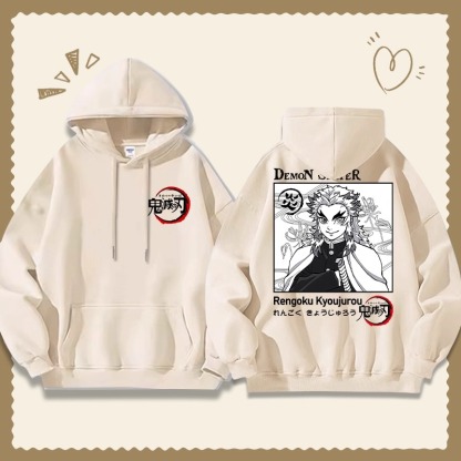 鬼滅之刃 聯名衛衣2025秋冬新款寬鬆連帽衛衣