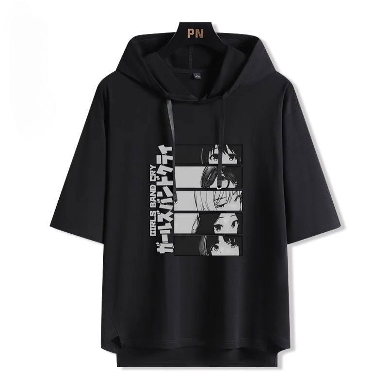 哭泣少女樂隊 連帽短袖T恤