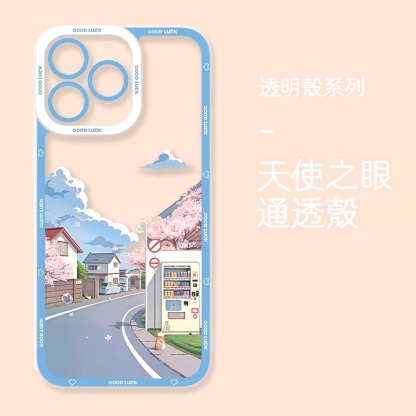 風景 天使眼透明防摔軟殼