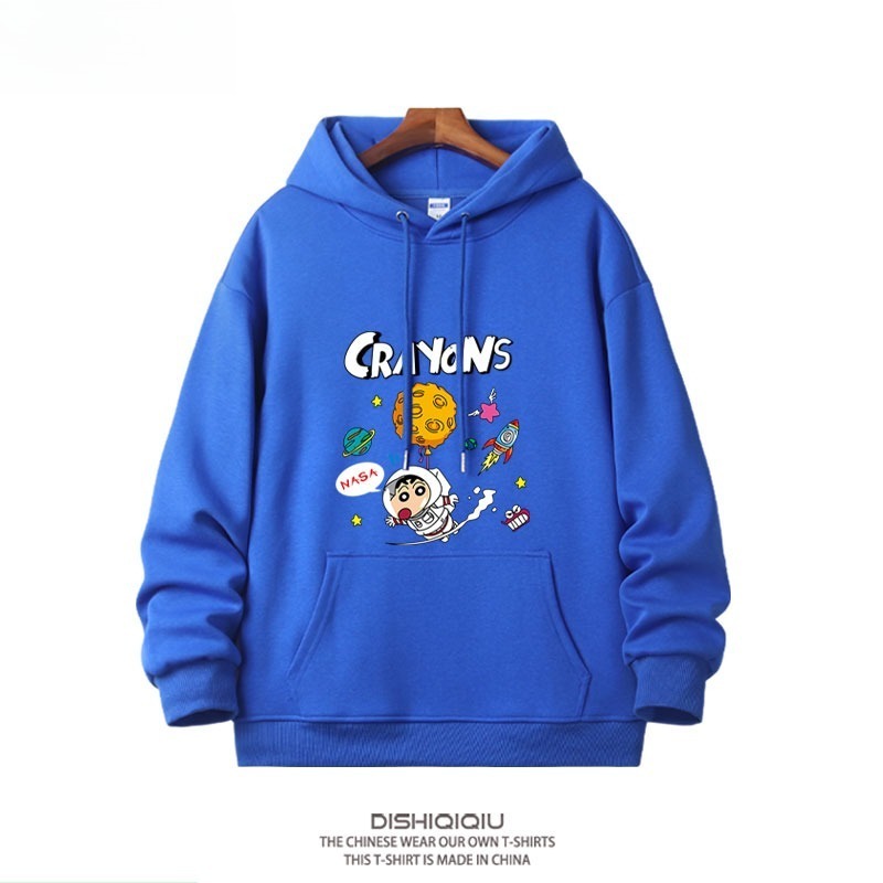 蠟筆小新新款 親子情侶男女連帽衛衣