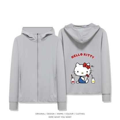 凱蒂貓 Hello Kitty 夏季通勤冰絲速乾涼感防曬外套
