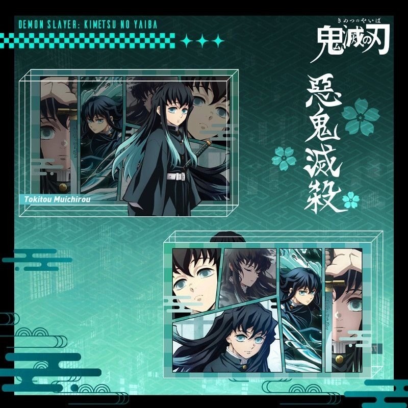 鬼滅之刃 水晶磚新款亞克力磚透明立體擺件