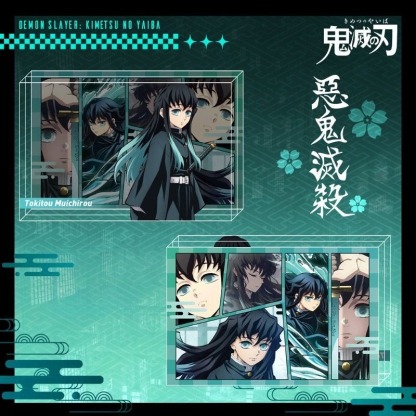 鬼滅之刃 水晶磚新款亞克力磚透明立體擺件